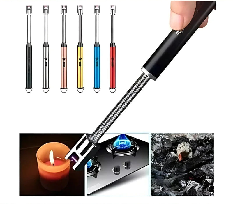 Acendedor Elétrico De Fogão, Velas e Churrasqueira - Recarregável USB