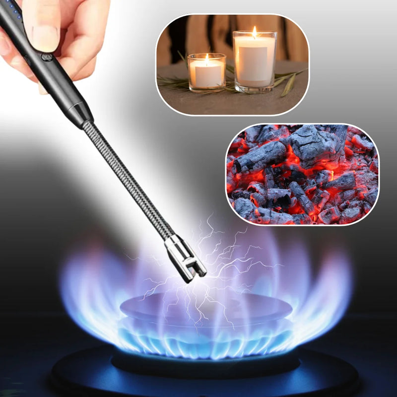 Acendedor Elétrico De Fogão, Velas e Churrasqueira - Recarregável USB