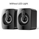 2 Caixas de Som USB Hi-Fi com LED